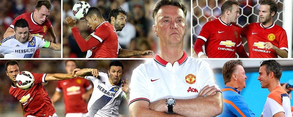 MU Gilas LA Galaxy 7-0 pada Laga Pertama bersama van Gaal